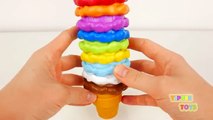 Learn Colors with Ice Cream Cones for Toddlers Learning Video for Children