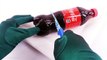 How to make a Coke Gummy Bottle DIY Jelly Jello Gelatin Coke Soda Bottle Dessert