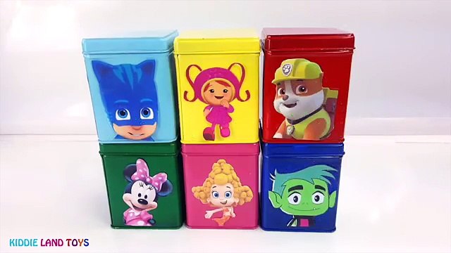 Umizoomi Teen Titans Paw Patrol Learn Colors Play-Doh Dippin Dots DIY Cubeez Toy Surprise Episodes