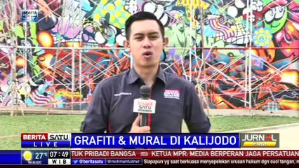 Grafiti dan Mural Hiasi Kawasan Kalijodo