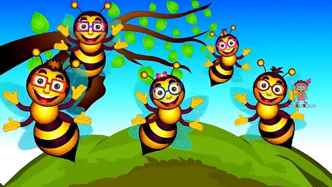 Honey Bee Finger Family | Daddy Finger Family Songs | Honey Bee Cartoon Animation Rhymes for Kids