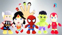 SUPERHEROES TOYS Finger Family Cartoon Animation Nursery Rhymes For Children