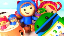 TEAM UMIZOOMI Nick Jr - Learn Colors with Play Doh Surprise Toys - Milli, Geo, Bot, UmiCar