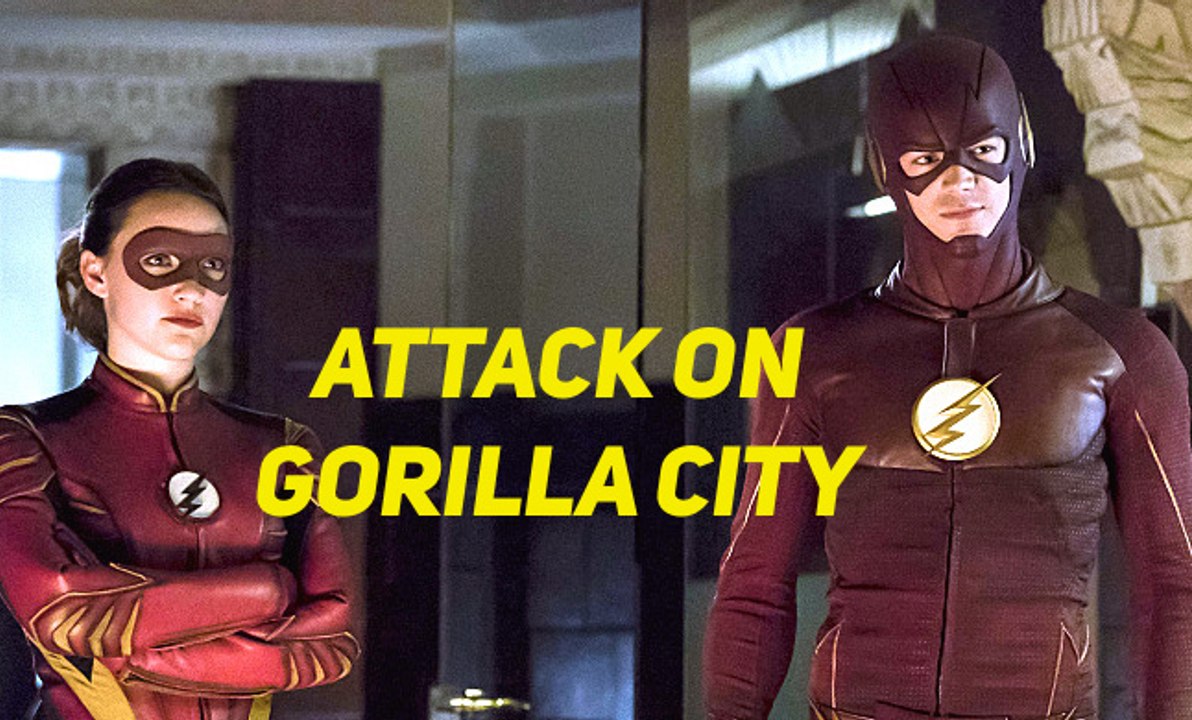 THE FLASH - Attack on Gorilla City (Gorilla Grodd) 3x13 - Grant Gustin, Candice Patton, Danielle Panabaker, Violet Beane