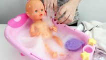 Baby Doll Bathtime Nenuco Baby Girl How to Bath a Baby and Change Diaper Toy Videos