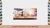 Smart Tart Mr  Mrs Gold Stemless Wine Glasses with Elegant Lettering 17oz 2b454f30