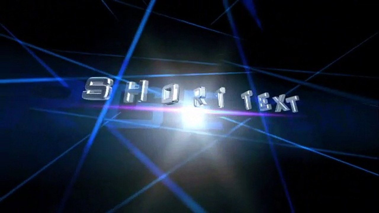 cinema intro with multi colors