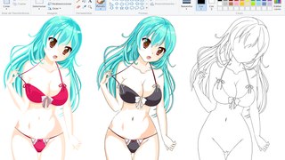 ◉ ☆。-。Draw Anime Girl Paint
