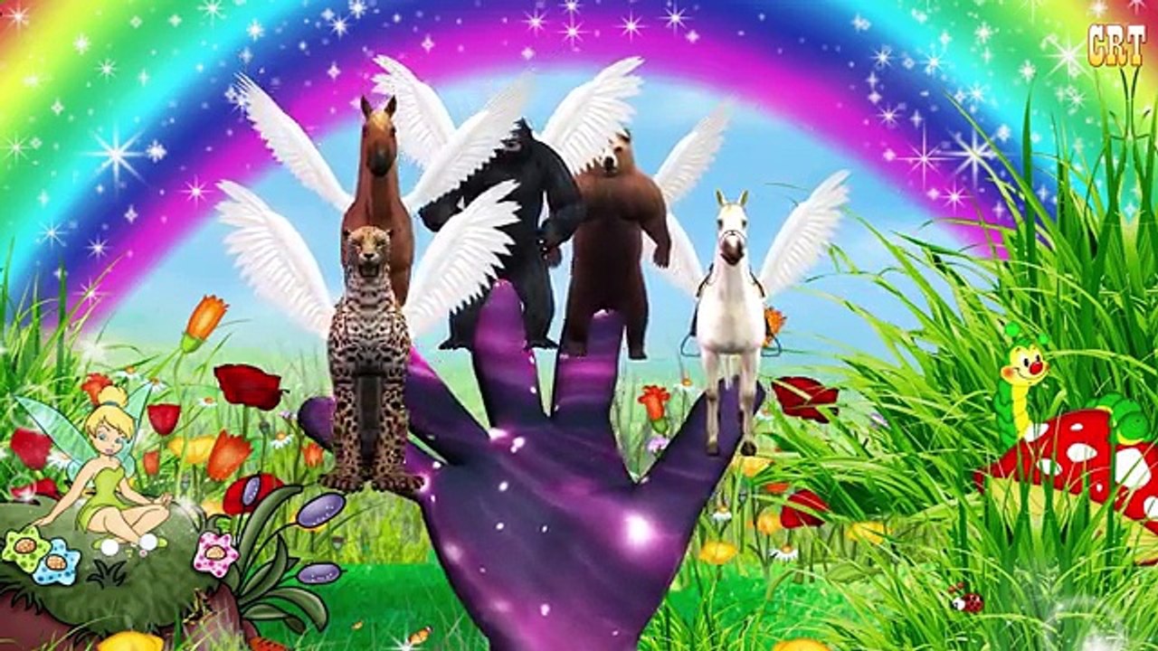 Animals Bear, Gorilla, Horse, Cheethu Finger Family Nursery Rhymes For Collection