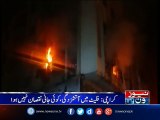 Karachi: Fire damages PPP leader house