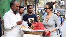 Malaika Arora Spotted Bargaining For Strawberries On Streets