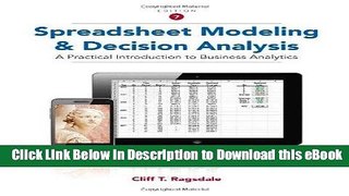 [Read Book] Spreadsheet Modeling and Decision Analysis: A Practical Introduction to Business