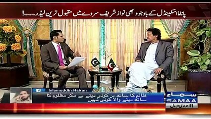Imran Khan Laughing On anchor Question