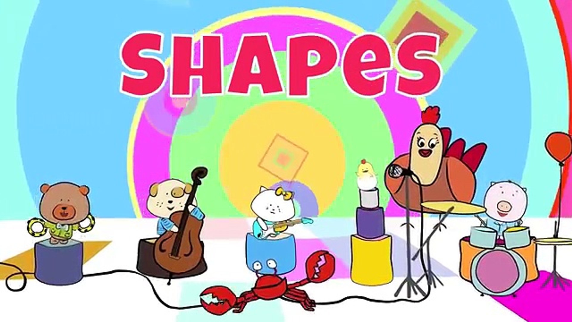 The shapes song 2 worksheet  Shape songs, Rhymes for kindergarten