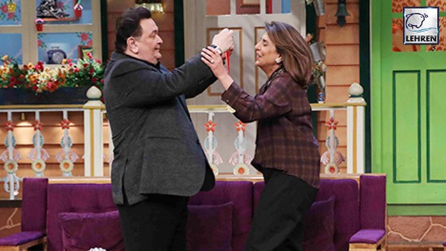Rishi Kapoor & Neetu Kapoor On Sets Of 'The Kapil Sharma Show'