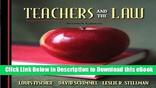 [Read Book] Teachers and the Law (7th Edition) Kindle