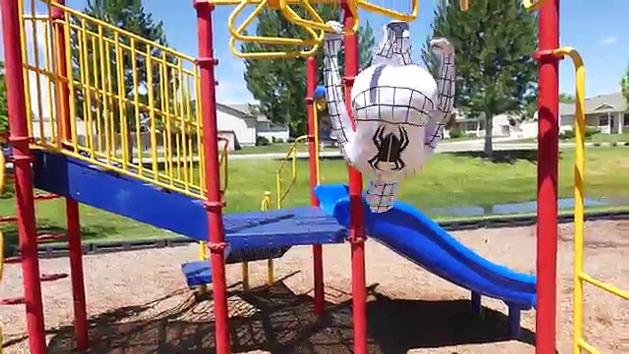 Green Spiderman vs Two Face Bearded Joker | Real Life Superhero Movie!