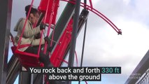Highest Swing Of Europe.You Rock Back And Forth 330 feet Above The Ground