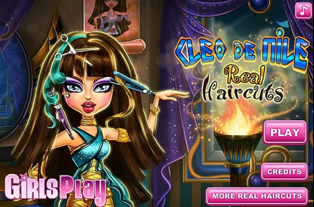 NEW Игры для детей—Монстр Хай Клео де Нил прическа—мультик для девочек
