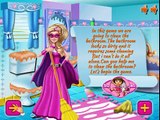 NEW Игры для детей—Disney Принцесса Супер Барби уборка—Мультик Онлайн видео игры для девочек