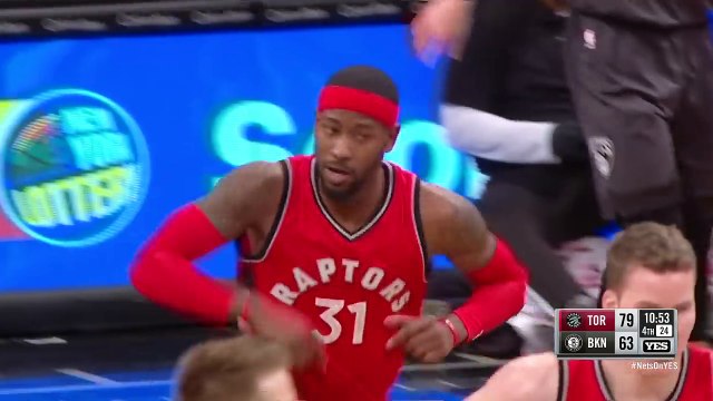 Brook Lopez Dunks on Siakam! Kyle Lowry Triple Double! Raptors vs Nets-e7436yqOIq8