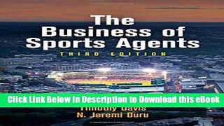 [Read Book] The Business of Sports Agents Mobi