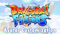 Dragon Ball Fusions Official Avatar Customization Trailer