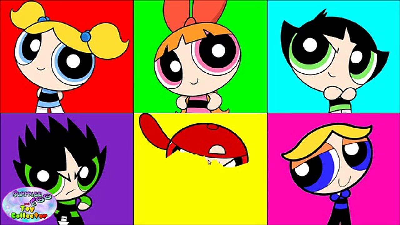 Powerpuff Girls Color Swap Blossom Rowdyruff Boys Transforms Surprise Egg and Toy Collector SETC