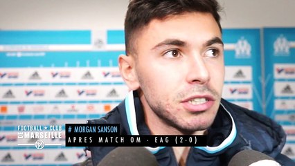OM - EAG (2-0) : La réaction de Morgan Sanson