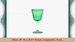 NOVICA Artisan Crafted Recycled Glass Etched Green Wine Glasses 9 oz Emerald Flowers c1a2dedd