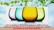 Attractive Set of Four 4 Unique Colored Stemless Wine Glasses 15 oz  Party Drinking c93e407b