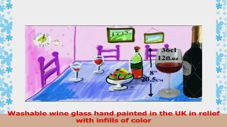 Gray Sq Wine Glass 90th birthday 5094889b