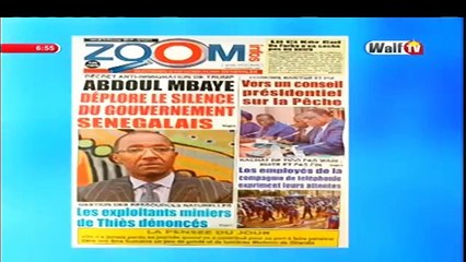 Revue de presse Walftv du 09 février 2017