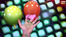 Wet Colour Balloons Learn Nursery Rhymes || Water Balloons For Finger Family Collection Rhymes