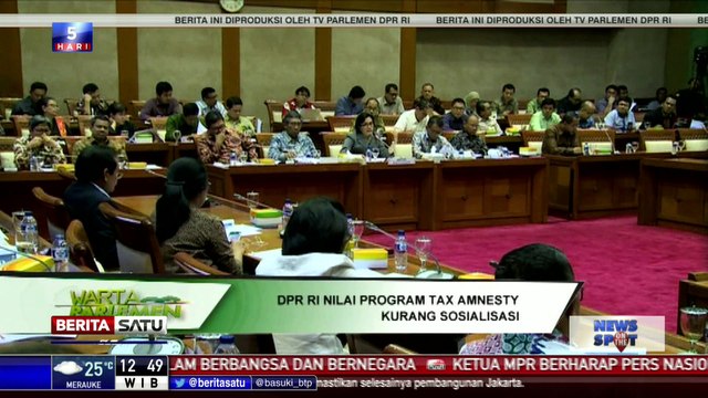 Tax Amnesty Dianggap Kurang Sosialisasi