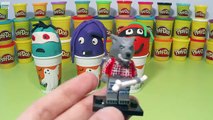 Halloween Play Doh Surprise Eggs Lego Minifigures TMNT My Little Pony