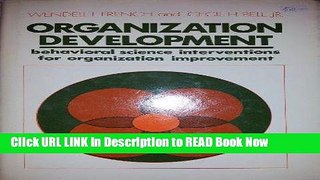 [Popular Books] Organizational Development: Behavior Science Interventions for Organizational