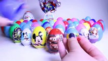 Surprise Eggs Mickey Mouse Peppa Pig Frozen Angry Birds Dora Cars 2 Disney Princess Huevos Sorpresa
