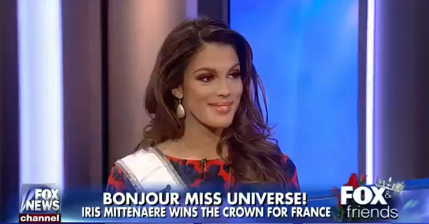 65th Miss Universe Iris Mittenaere Interview - Fox & Friends Show