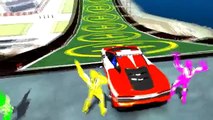 Ironman Colors Test-Drive Lamborghini Cars Colors Crazy Stuff Nursery Rhymes with Action