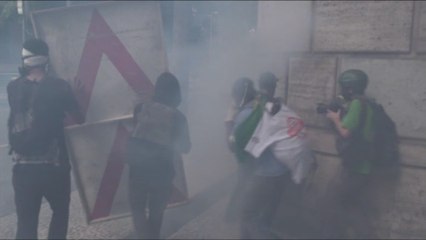 Violenta protesta contra privatización de empresa de agua paraliza centro de Río de Janeiro