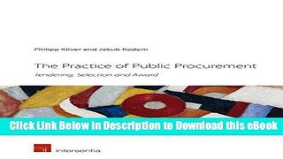 [Read Book] The Practice of Public Procurement: Tendering, Selection and Award Kindle