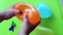 5 Влажные Сердце воздушные шары, чтобы узнать Цвета воды шар Палец потешки Коллекция