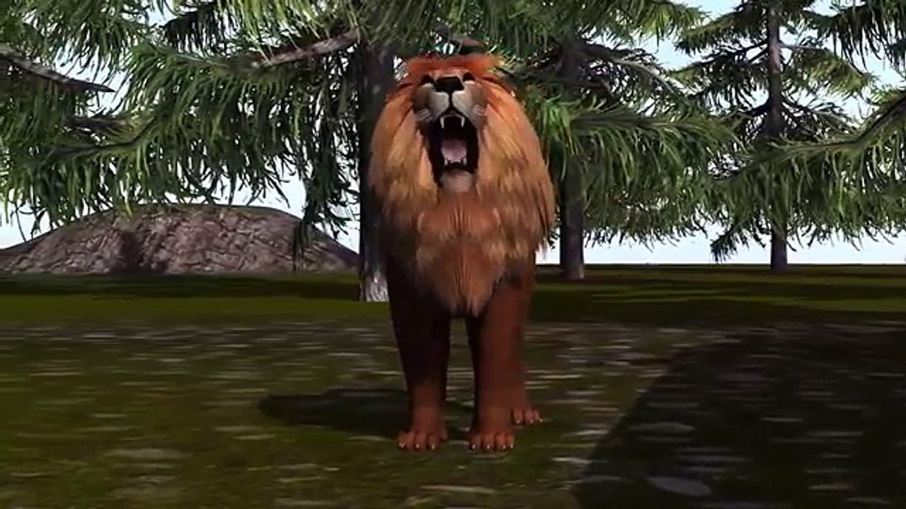 3d Animated Lion Finger Family Rhymes | Top 10 Animal Finger Family Rhymes