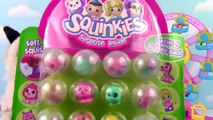 Huge Squinkies Play Doh Surprise Egg! Shopkins! Blind Bags! Hello Kitty!