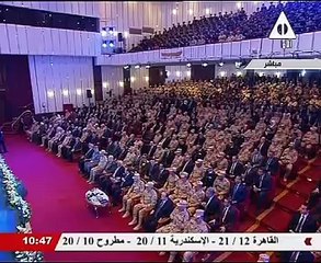 بالفيديو..السيسى: الولاء فى الجيش والشرطة ليس للرئيس ولكن لمصر وشعبها فقط
