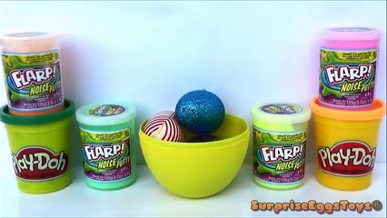 My Little Pony Bubble Guppies Clay SLIME Kinder Surprise Play Doh