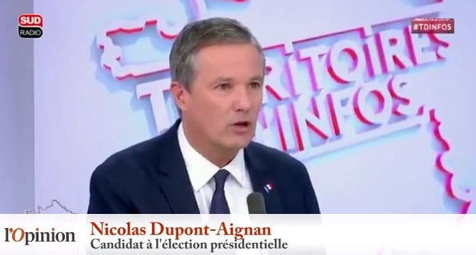 Nicolas Dupont-Aignan : «Macron c’est la mondialisation low-cost, un mensonge permanent»