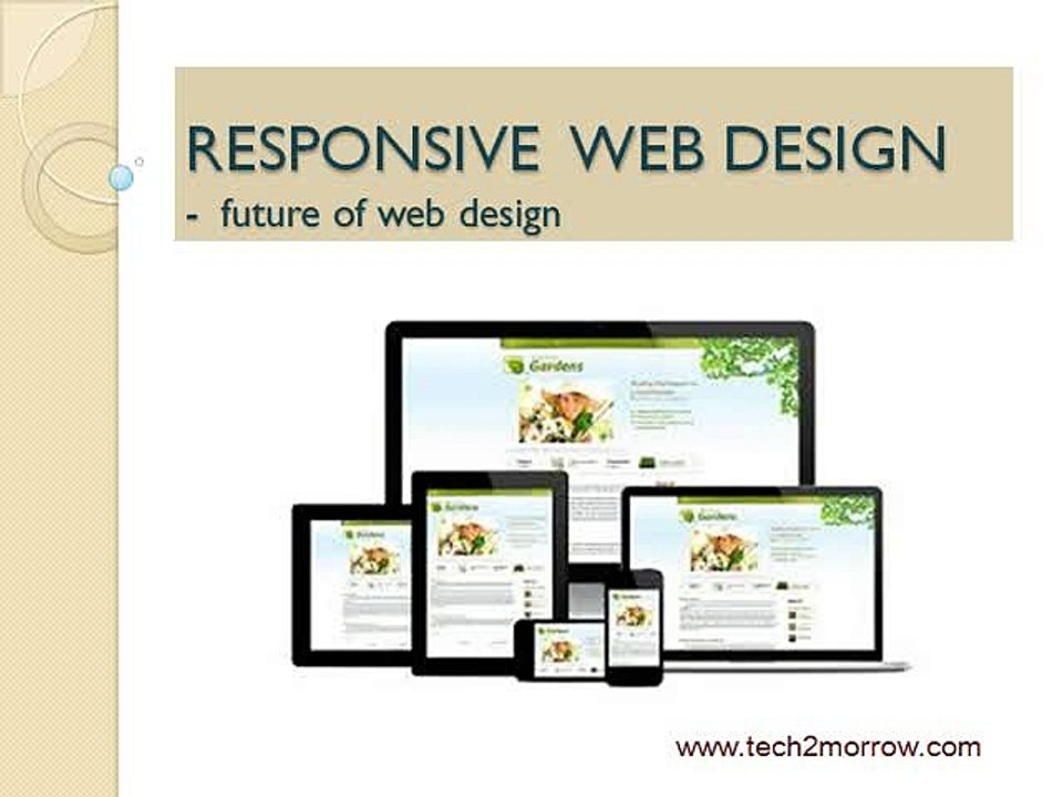 Responsive web design - future of webdesign