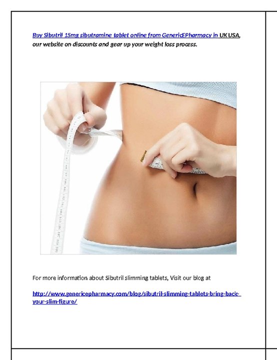 Buy Sibutril 15mg Slimming Tablets Online @GenericEPharmacy in USA UK